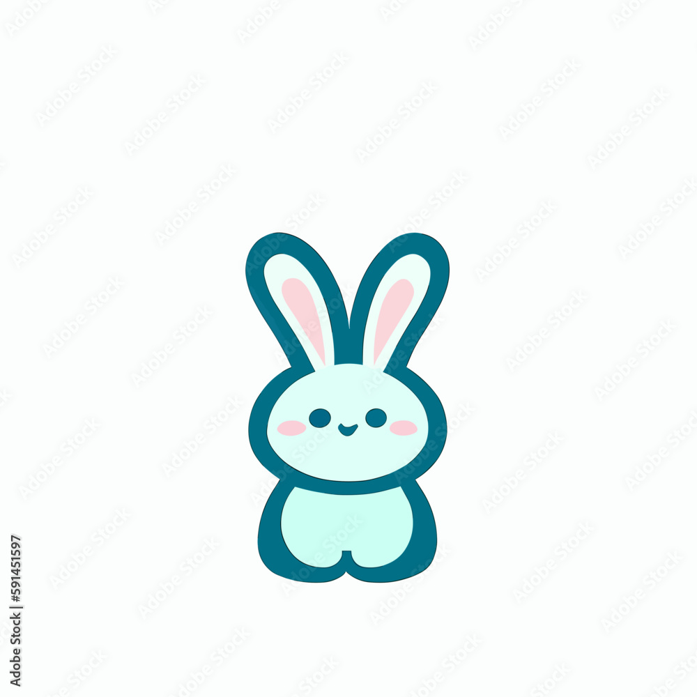 easter bunny with a background easter bunny with a background