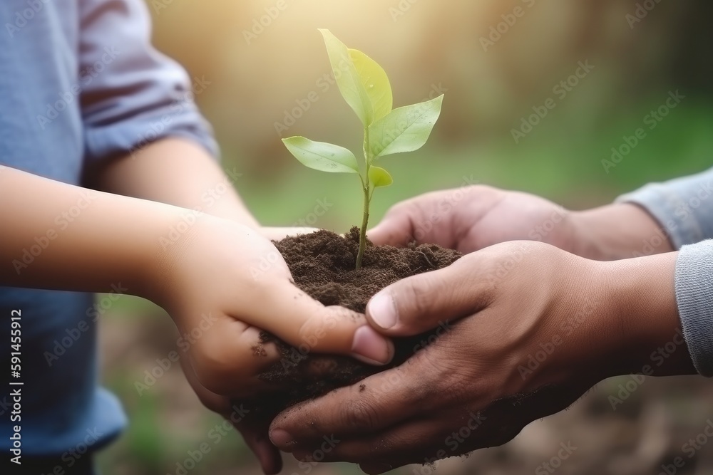 Fototapeta premium Earth Day Concept. Generative AI