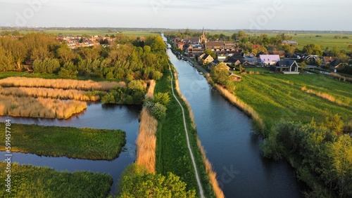 Small town Kockengen in The Netherlands photo