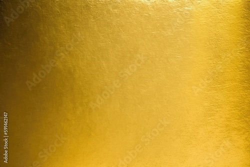 bright and reflective gold metal surface, with abstract patterns and textures. Generative AI