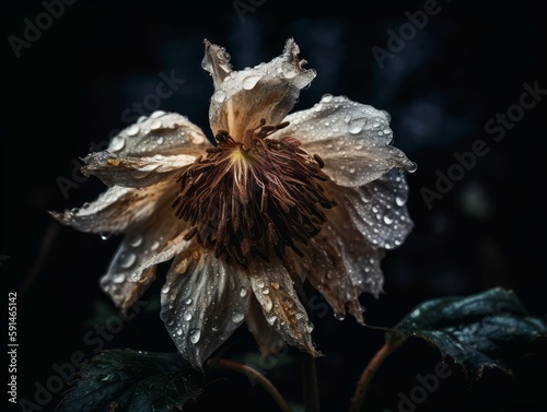 Wallpaper Mural A wilted flower with drooping petals Torontodigital.ca