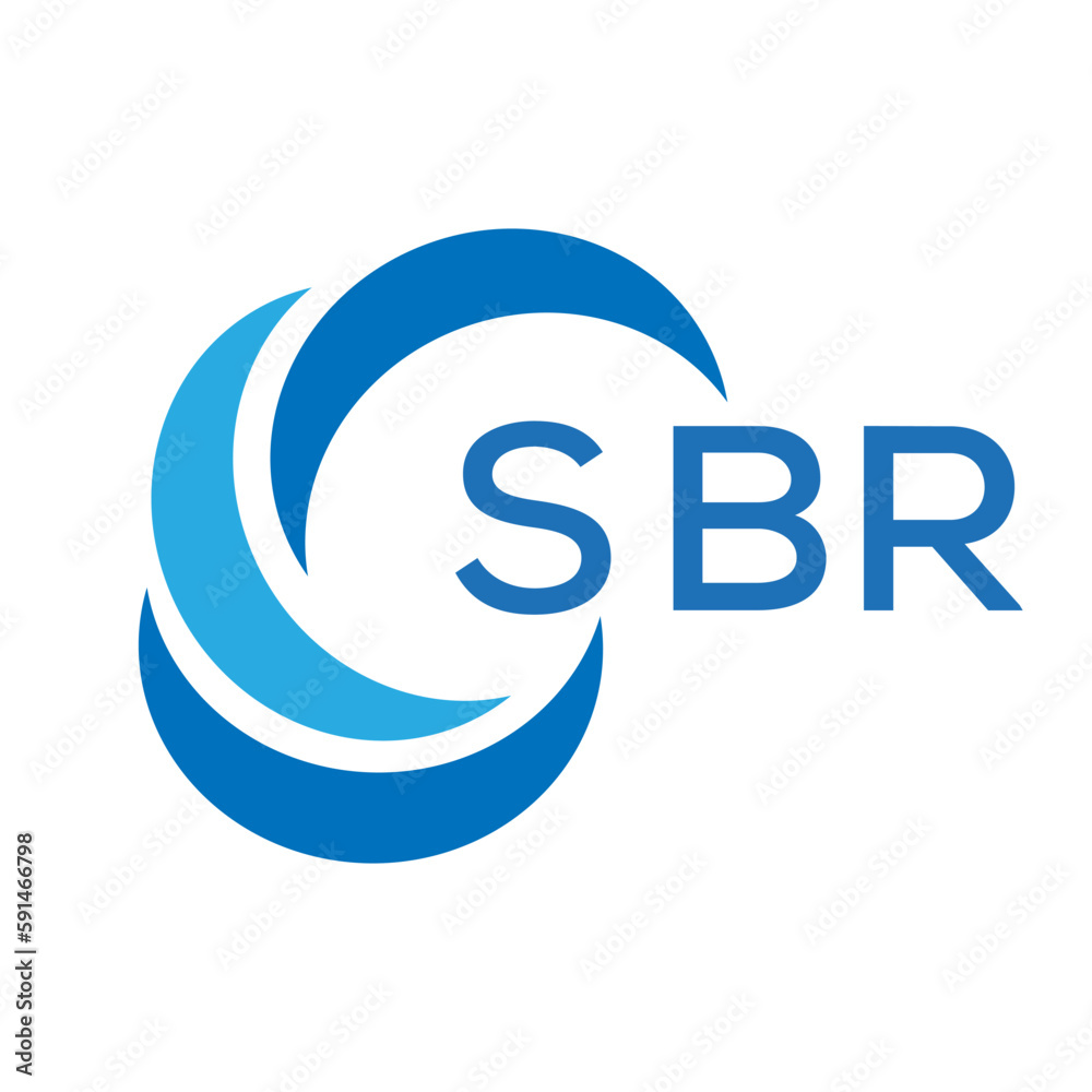 SBR Letter logo design template vector. SBR Business abstract