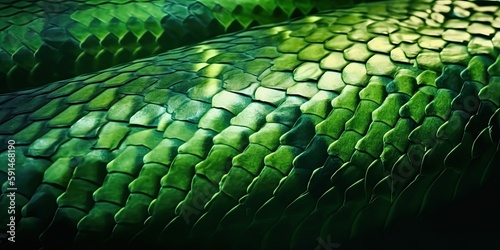 Close up stunning texture of snake skin. Generative AI
