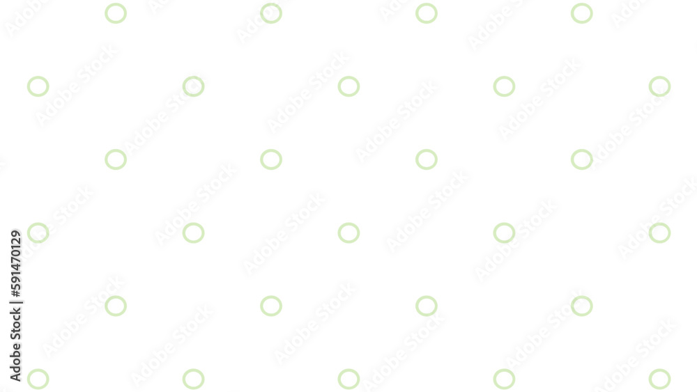 White background with green circles 