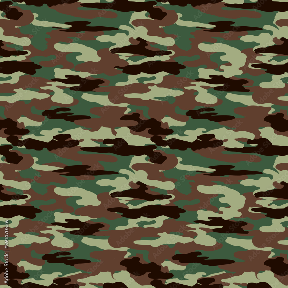 Fotografie A camouflage military army camo seamless tilable pattern background