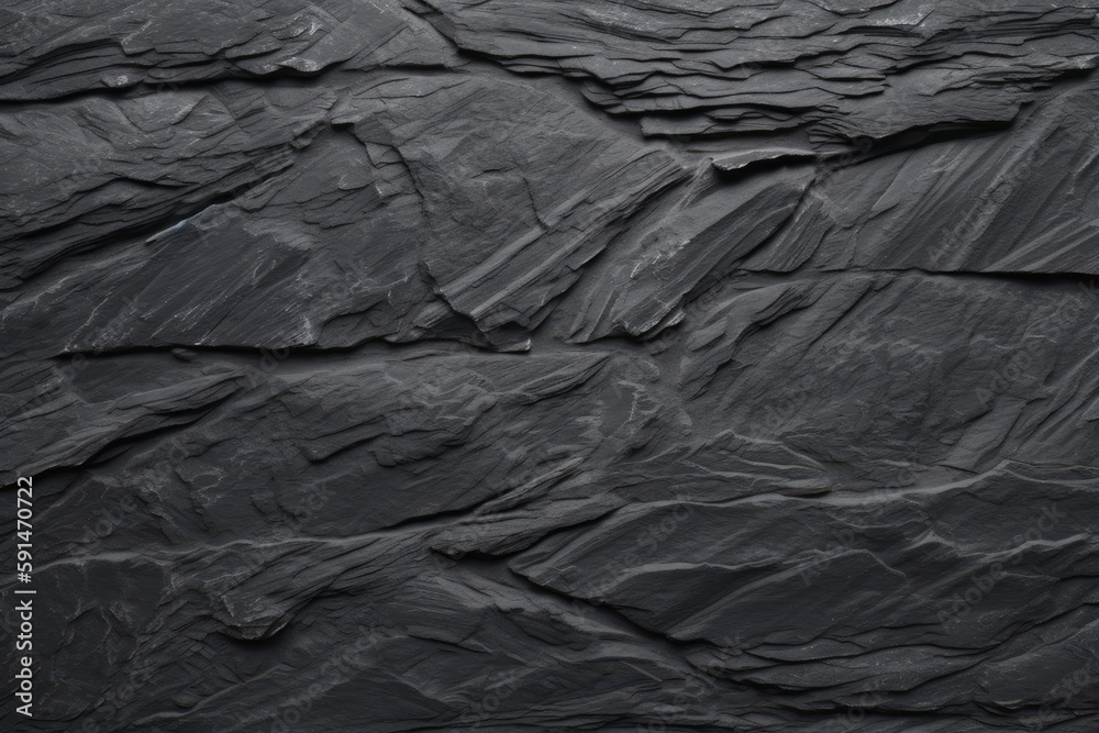 Dark grey black slate background. Black stone texture - Generative AI Dark grey black slate background. Black stone texture - Generative AI