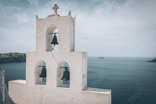 Three Bells, Eglise orthodoxe de Saint Nicolas, Santorini