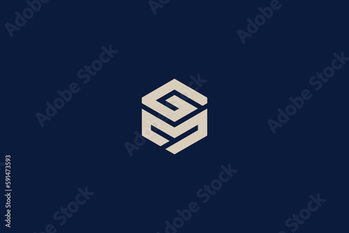 GM modern luxury typography logo design, gm geometric design, gm tech logo, gm lettering photo