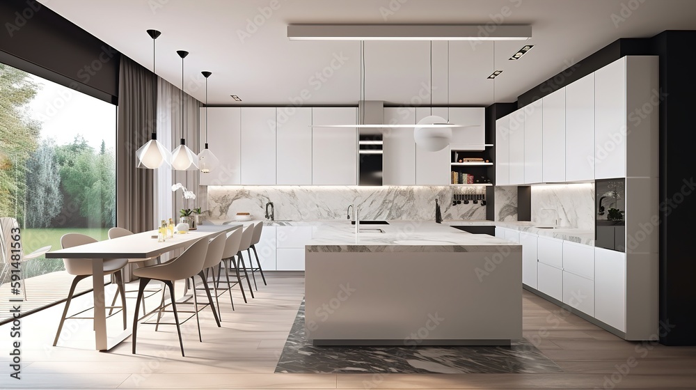 Modern Minimalist Kitchen Interior Design