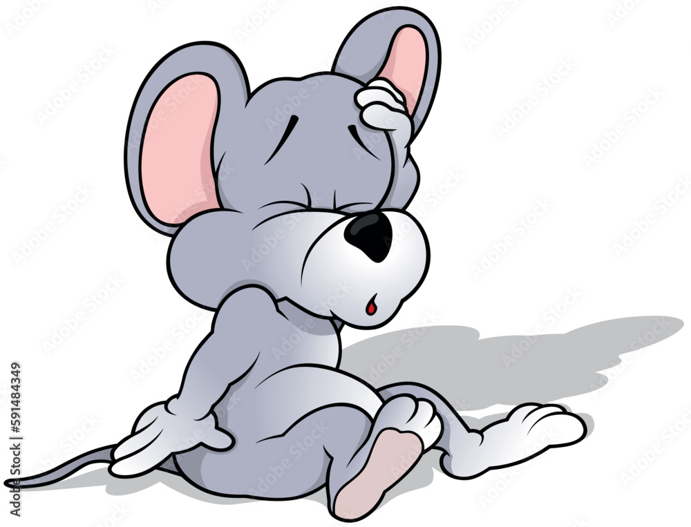 The Gray Sleepy Mouse Wakes Up The Gray Sleepy Mouse Wakes Up