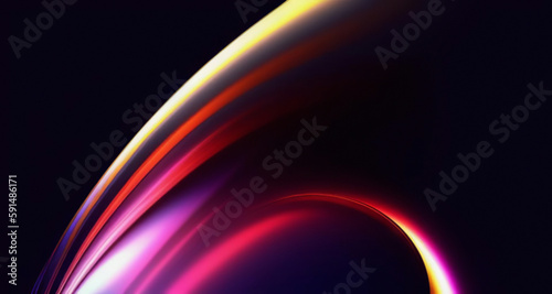 Multicolor Rays Abstract Background