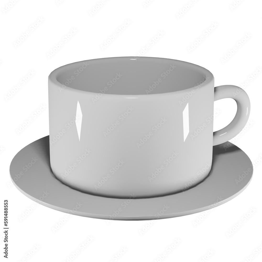 3d rendered illustration of a cup of coffee 3d rendered illustration of a cup of coffee