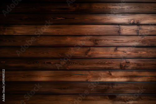 Rustic Charm  Weathered Wood Flooring  Generative AI
