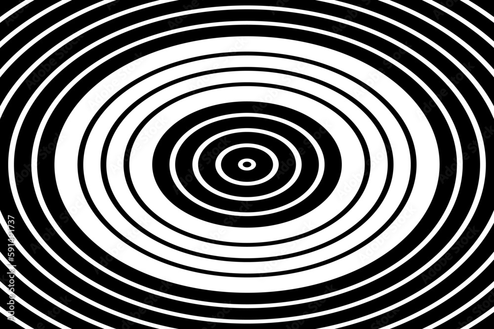 Oval Lines Pattern. Abstract Geometric Black and White Background. Oval Lines Pattern. Abstract Geometric Black and White Background.