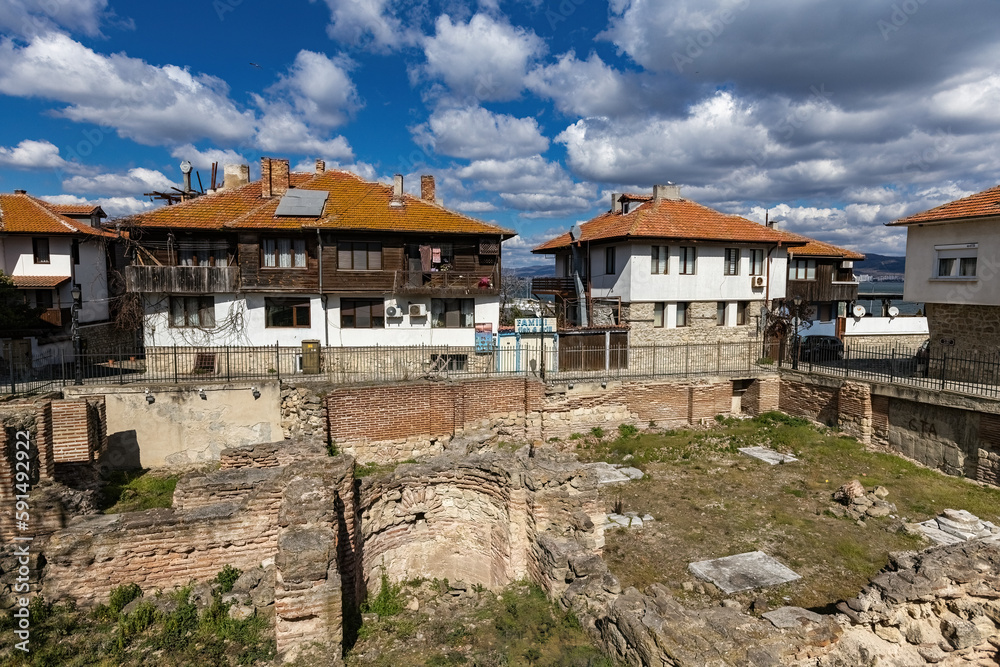 Early Byzantine Baths, Nessebar old town historical site in Bulgaria