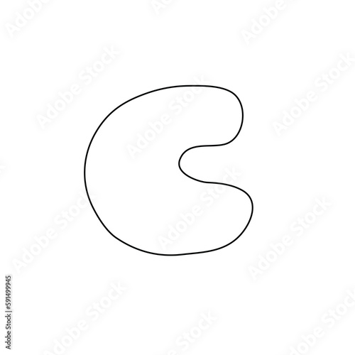 Childrens Alphabet Coloring Page For Kids