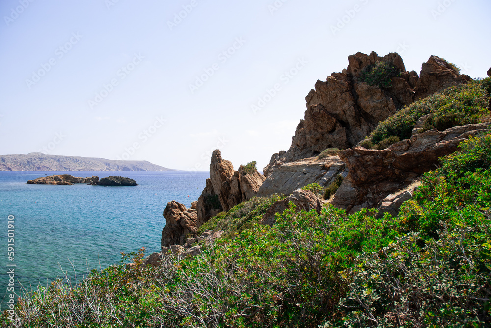 Beautiful nature of Greece. Sea and mountains. Beautiful nature of Greece. Sea and mountains.