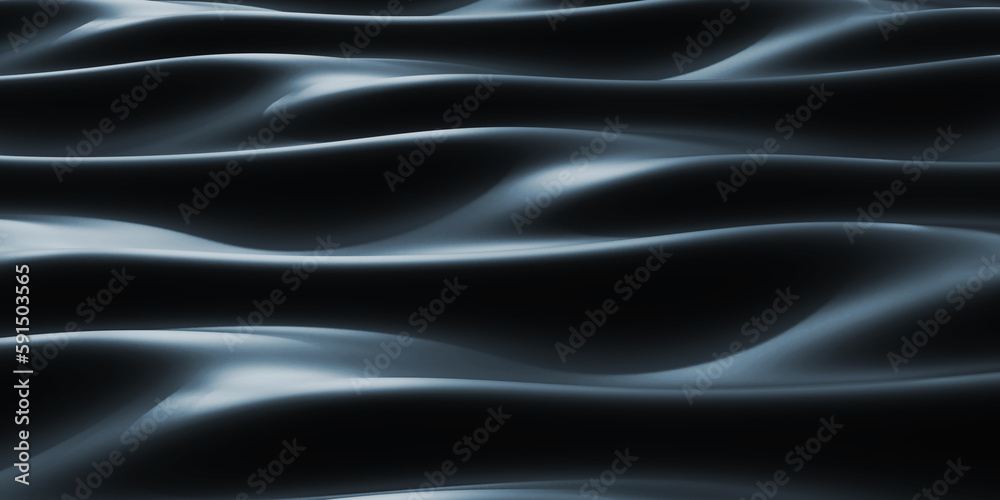 metal texture steel plate carbon fiber fabric texture wavy pattern background 3d illustration