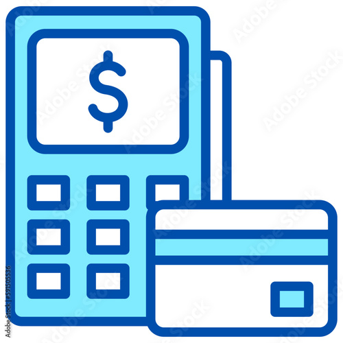 edc machine, business and finance icon.