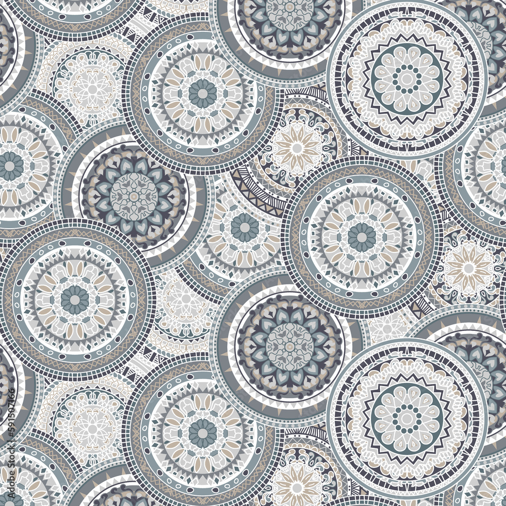 Textile and digital seamless pattern design 