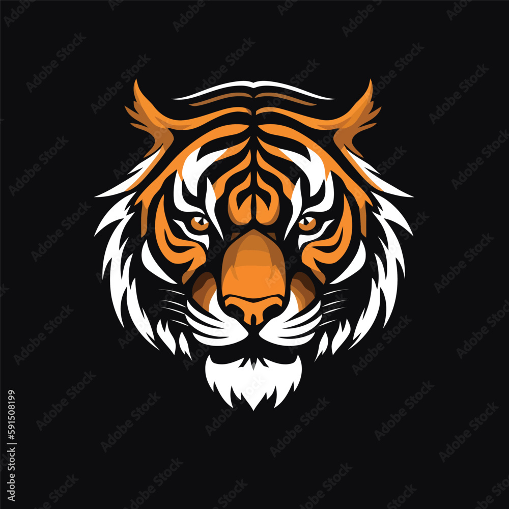Tiger head gaming logo esport Tiger head gaming logo esport