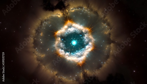 an amazing shot of a star in space