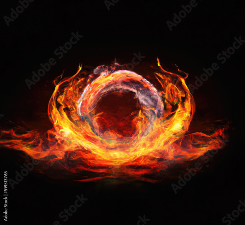 Fire and Water Waves Art Overlay: Abstract Design with Dynamic Swirling Motions, Perfect for Graphic Designers, Photographers, and Visual Artists on Dark Backgrounds
