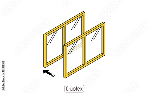 Double-paned windows Illustration of noise reduction measures that can be taken in rental properties