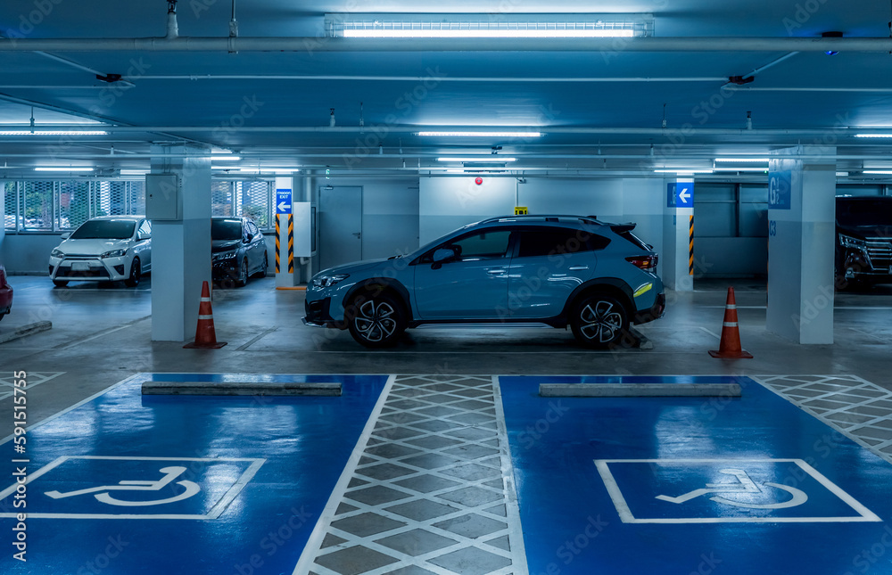 car-parking-lot-reserved-for-handicapped-driver-in-supermarket-or