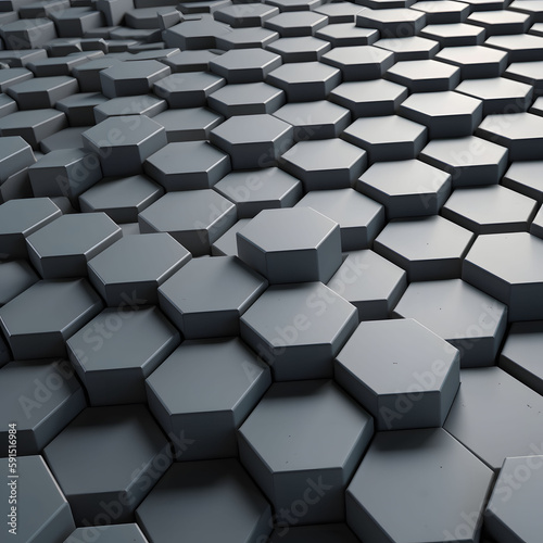 black grey hexagon cube background wallpaper