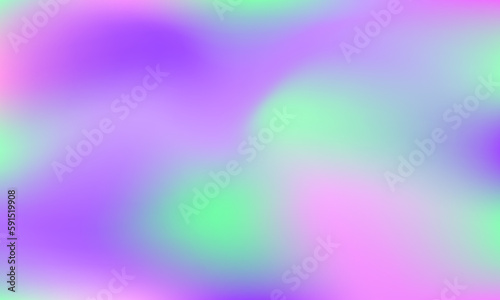Abstract colorful illustration in bright neon colors with a blurry gradient. A green magenta vector gradient blur pattern. Sample for your design.