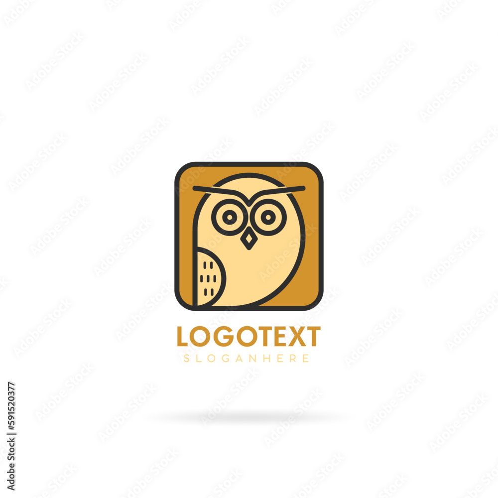 Illustration of the owl logo Illustration of the owl logo