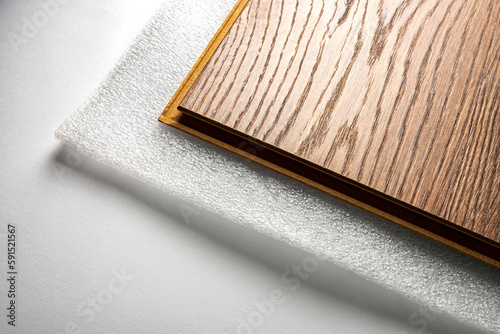 White foam underlay for laminate