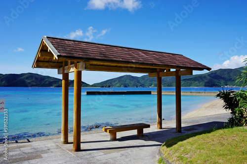 Fototapeta Naklejka Na Ścianę i Meble -  World Heritage Taen Beach of Amami Oshima, Uken Village, Oshima District, Kagoshima Prefecture, Japan
