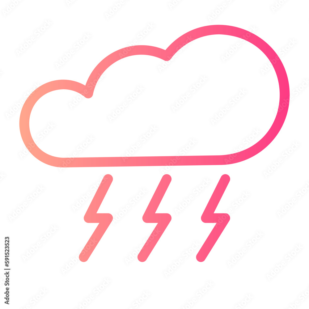 storm gradient icon storm gradient icon