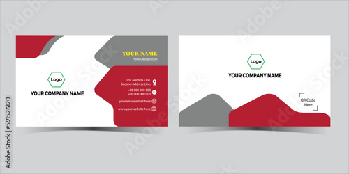 Creative modern name card and business card template