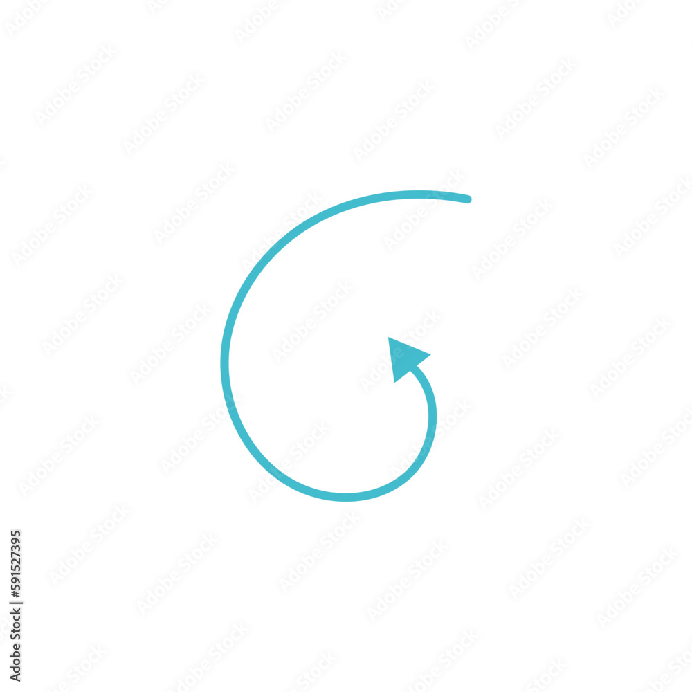 Vector hand drawn blue arrow. Doodle pointer isolated on white background. Vector hand drawn blue arrow. Doodle pointer isolated on white background.