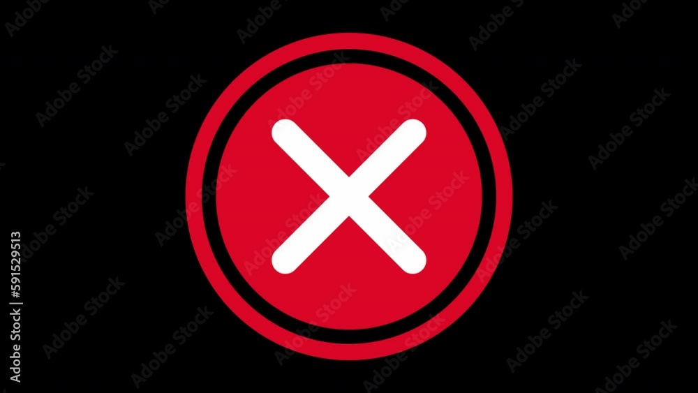 Process declined or Payment failed animation. Process declined or Payment failed animation.