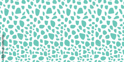 Azure leopard pattern for seamless surfaces. Seamless vector wallpaper. For print, surfaces, packaging, pillows, interior.