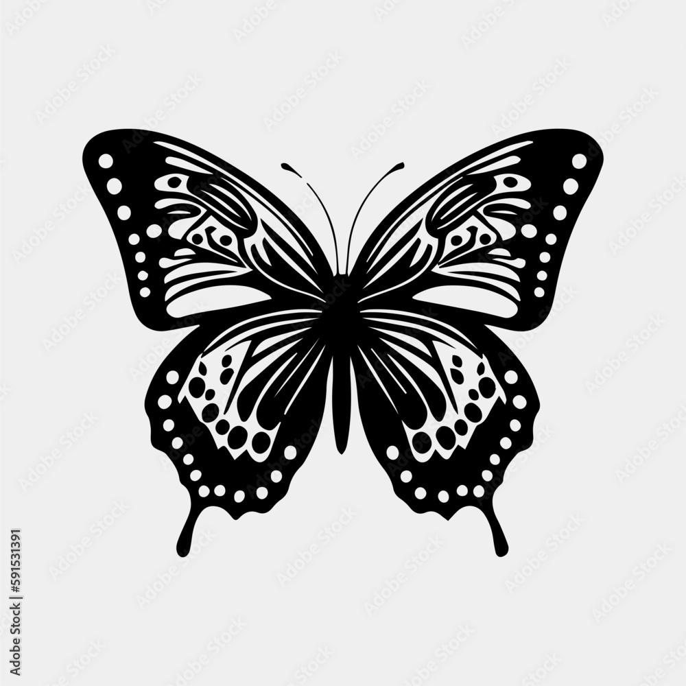 beautiful butterfly vector logo design idea isolated beautiful butterfly vector logo design idea isolated