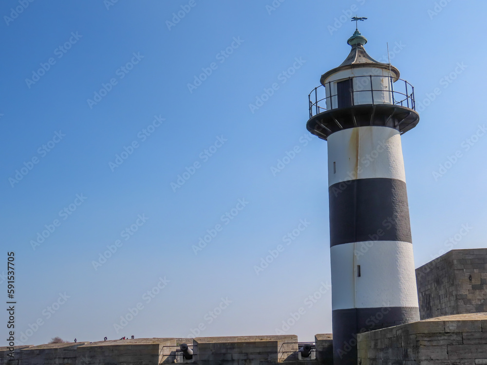 the lighthouse at Southsea Castle Hampshire England