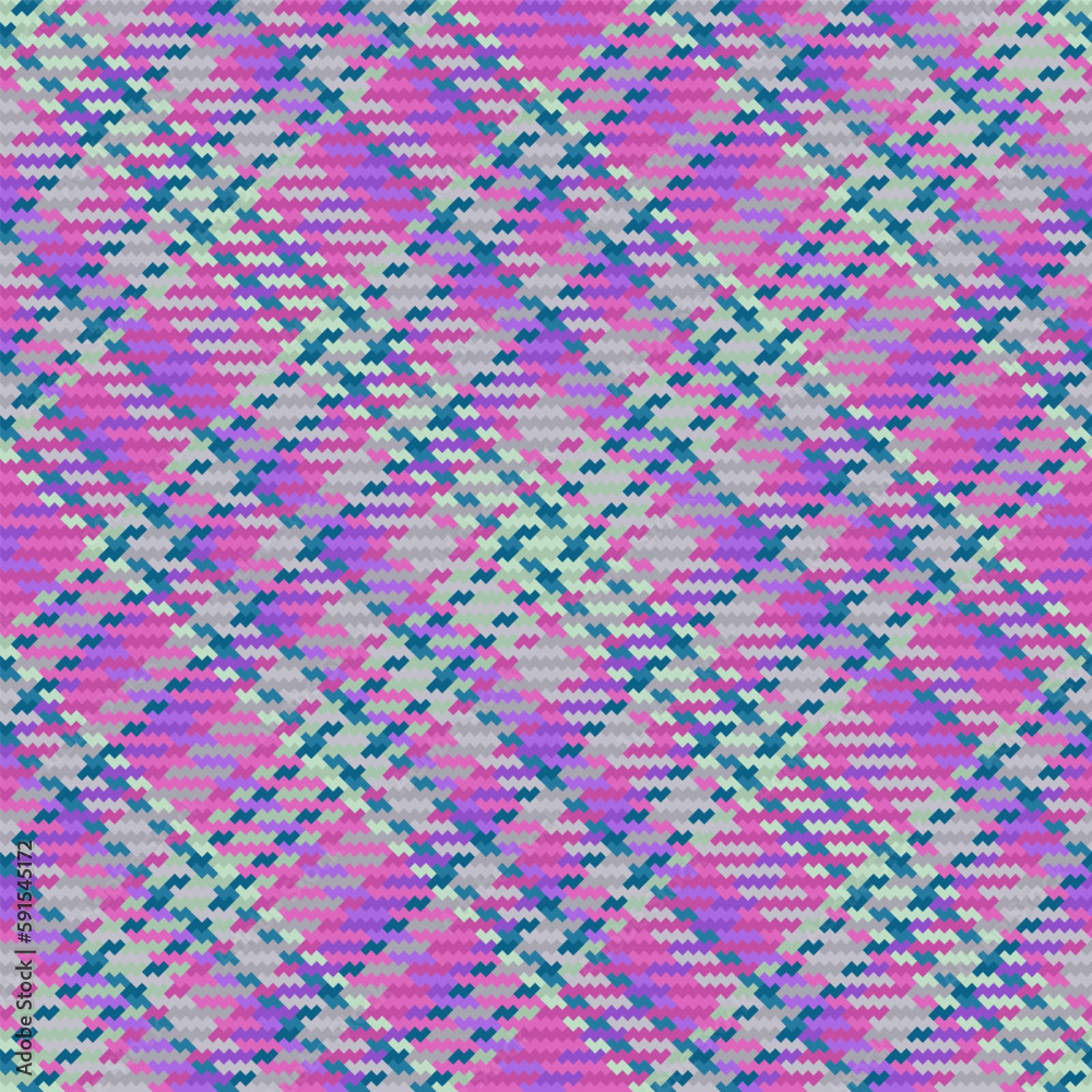 Background texture tartan. Fabric plaid seamless. Pattern vector textile check.