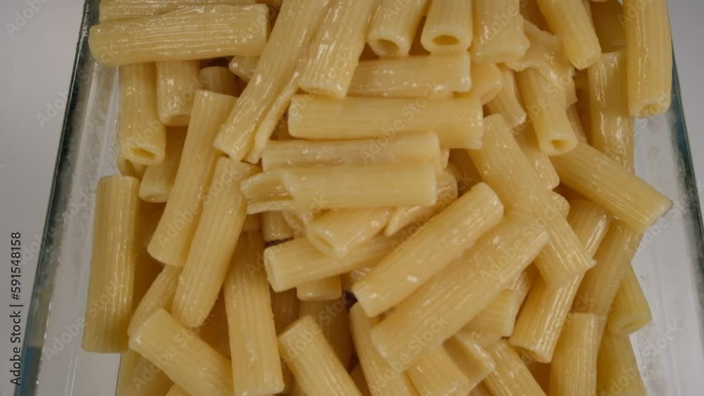 pasta in glass bowl pasta in glass bowl