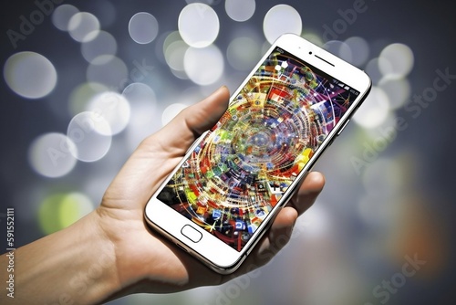 phone in hands generative ai 