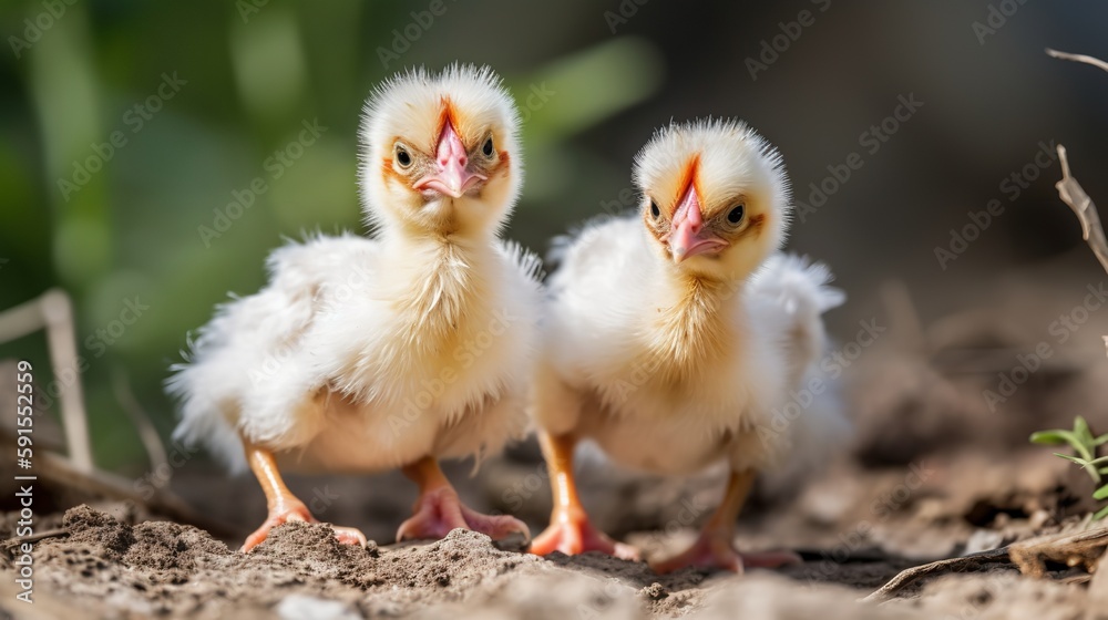 Playful Leghorn Chicks Playful Leghorn Chicks