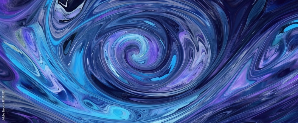 blue mix purple water swirl abstract background, blue marble swirl abstract background. Generative AI blue mix purple water swirl abstract background, blue marble swirl abstract background. Generative AI
