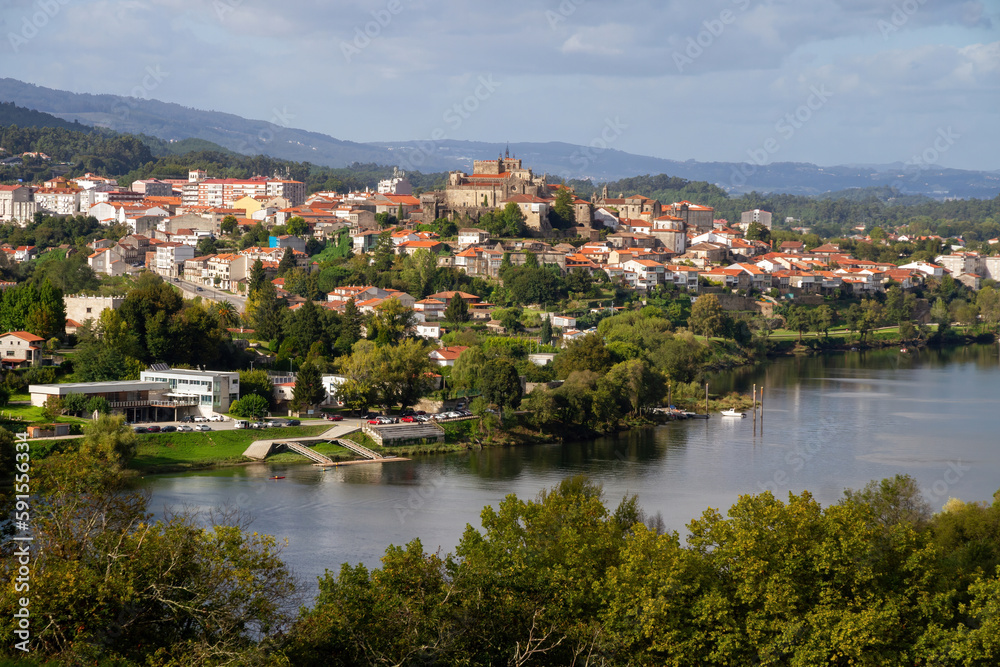 View of Tuy and the Miño River from Valença