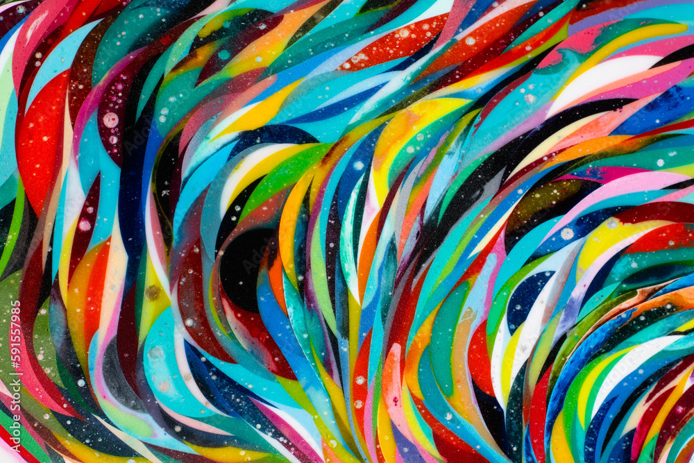 Colorful bright wavy texture Colorful bright wavy texture