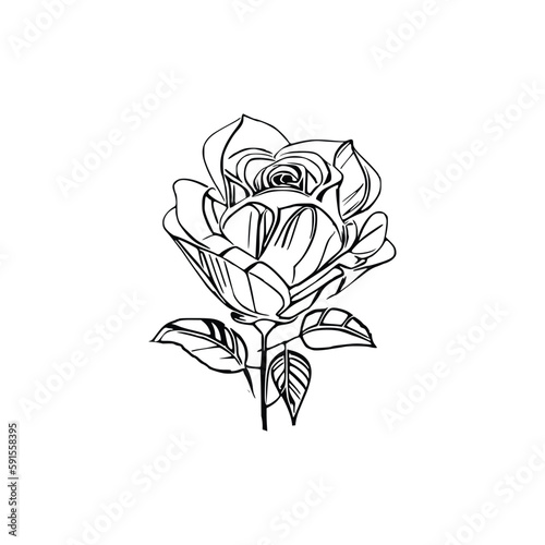 The Beautiful Roses Coloring Book is great for both adults and children.