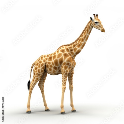 giraffe, animal, isolated